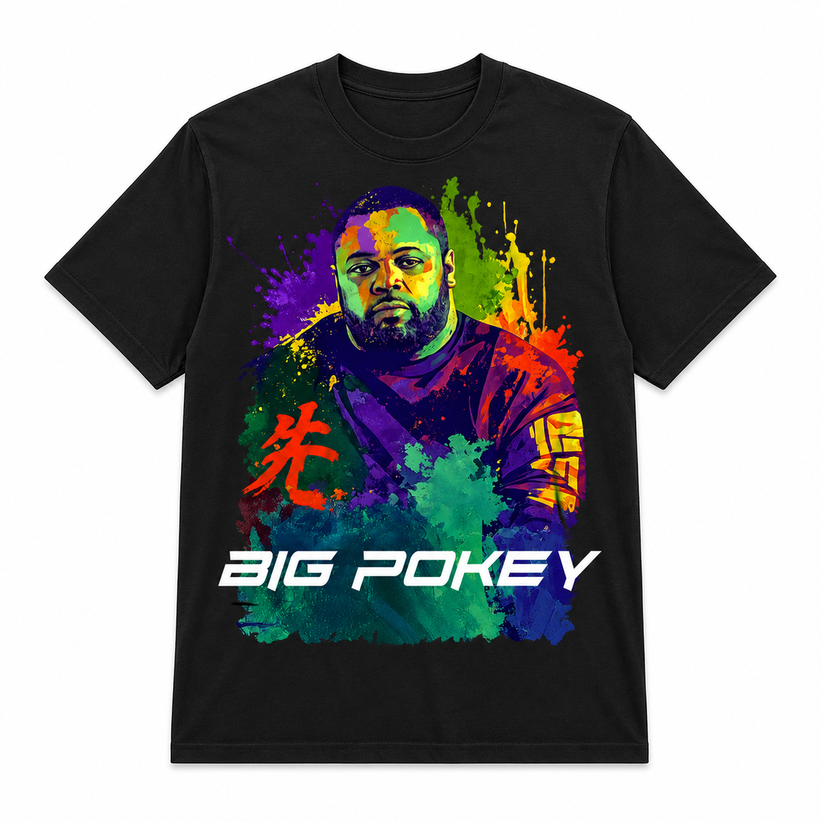 Big Pokey “Legacy” DTG Graphic Tee – Black